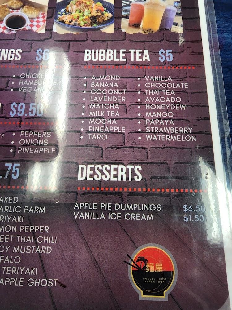 The Hideout - Ramen + Boba Tea Menu image 2